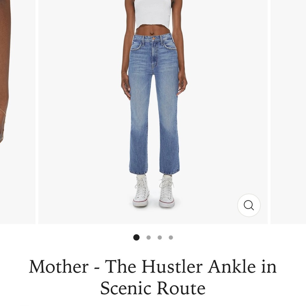 Mother The Hustler Ankle Jeans in Scenic Route Size 26